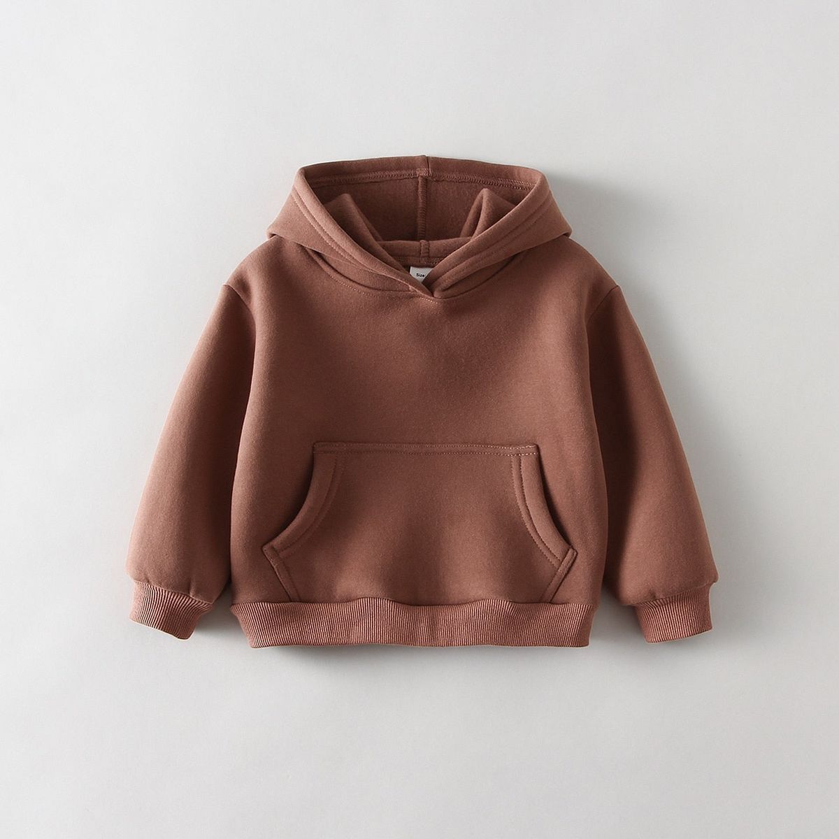 plain brown hoodie